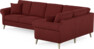Eden - Hörnsoffa, 3+1-sits - Röd