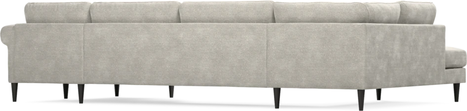 Bridge - 3-sits soffa med divan vänster och schäslong höger - Grå