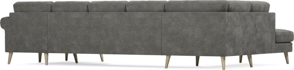 Eden - 3-sits soffa med divan vänster och schäslong höger - Grå