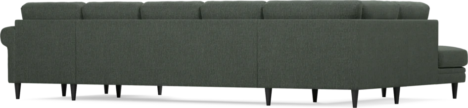 Eden - 3-sits soffa med divan vänster och schäslong höger - Grön