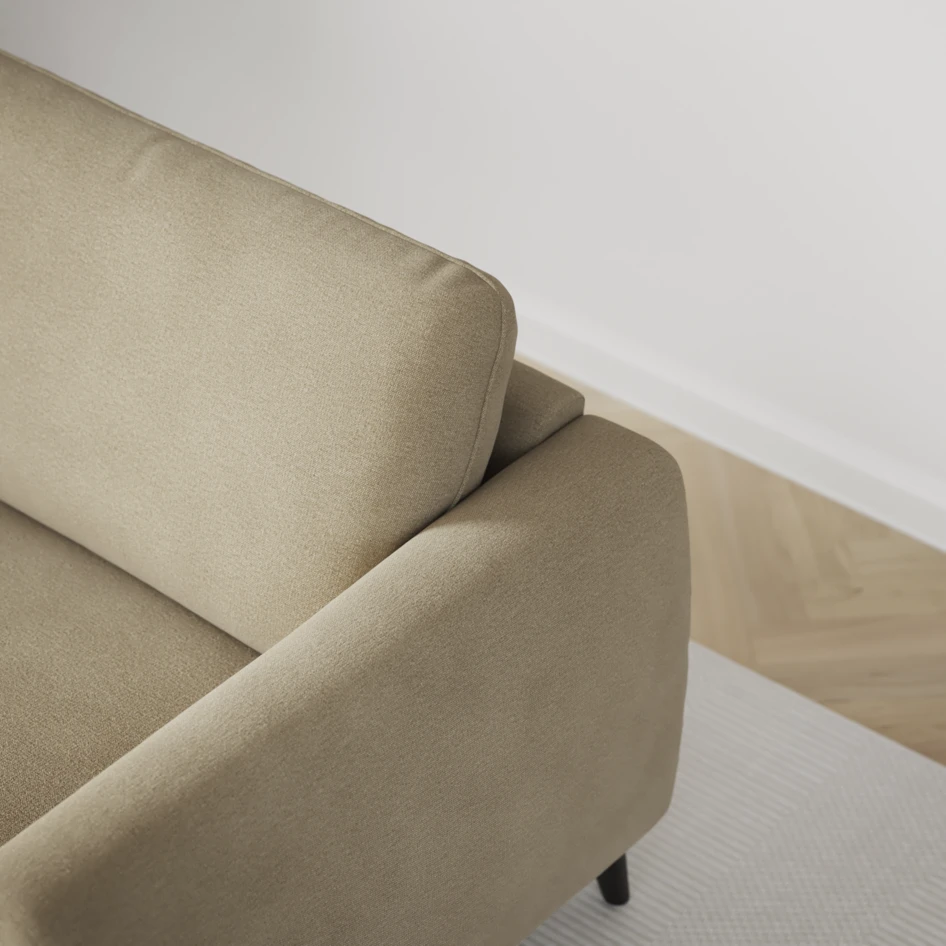 Bridge - 3-sits soffa med divan vänster och schäslong höger - Beige