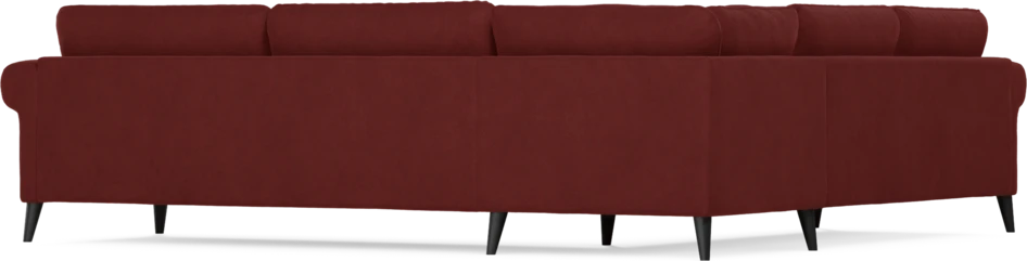Bridge - Hörnsoffa, 2+3-sits - Röd