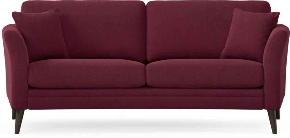 Eden - 2,5-sits soffa svängd - Röd