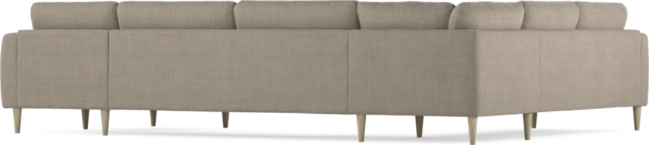 Bridge - Hörnsoffa, 2+3-sits med schäslong höger - Beige