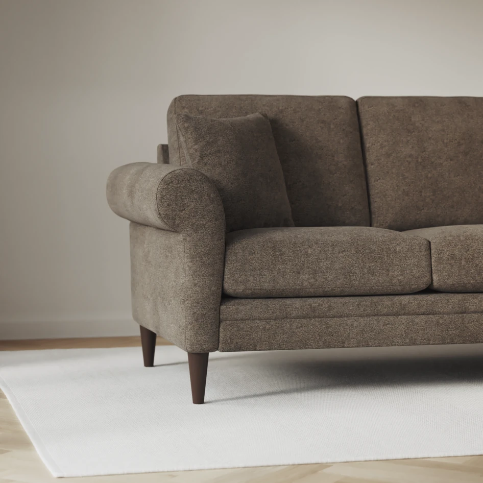 Eden - Hörnsoffa, 2+3-sits - Brun