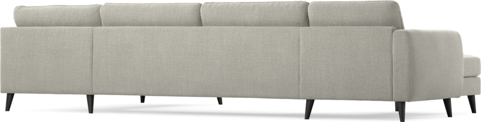 Bridge - 3-sits soffa med schäslong vänster och divan höger - Grå