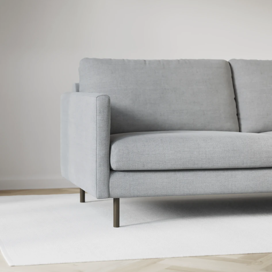 Madison Lux - 2-sits soffa med divan vänster och höger - Grå
