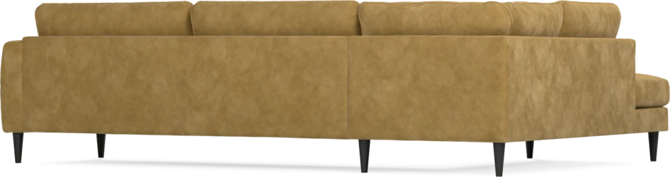 Bridge - 4-sits soffa med divan vänster - Gul