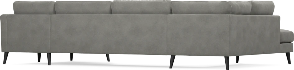 Bridge - 3-sits soffa med divan vänster och schäslong höger - Grå