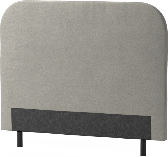 Delux Rundad - Sänggavel, 90-210 cm - Grå