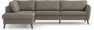 County - 2,5-sits soffa med divan vänster - Brun
