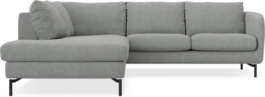 Madison - 2-sits soffa med divan vänster - Grå