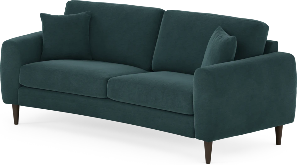 Eden - 2,5-sits soffa svängd - Blå