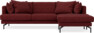 Harper - 4-sits med schäslong höger  - Rosa