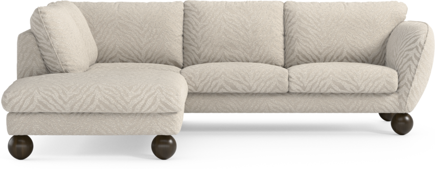 Madison Lux - 2-sits soffa med divan vänster - Vit