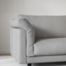 Cherrie - 3-sits soffa, hel dyna, fast klädsel - Grå