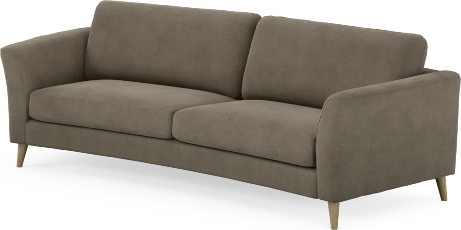 Bridge - 3-sits soffa svängd - Beige