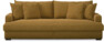 Rossi - 3-sits soffa, hel dyna - Gul