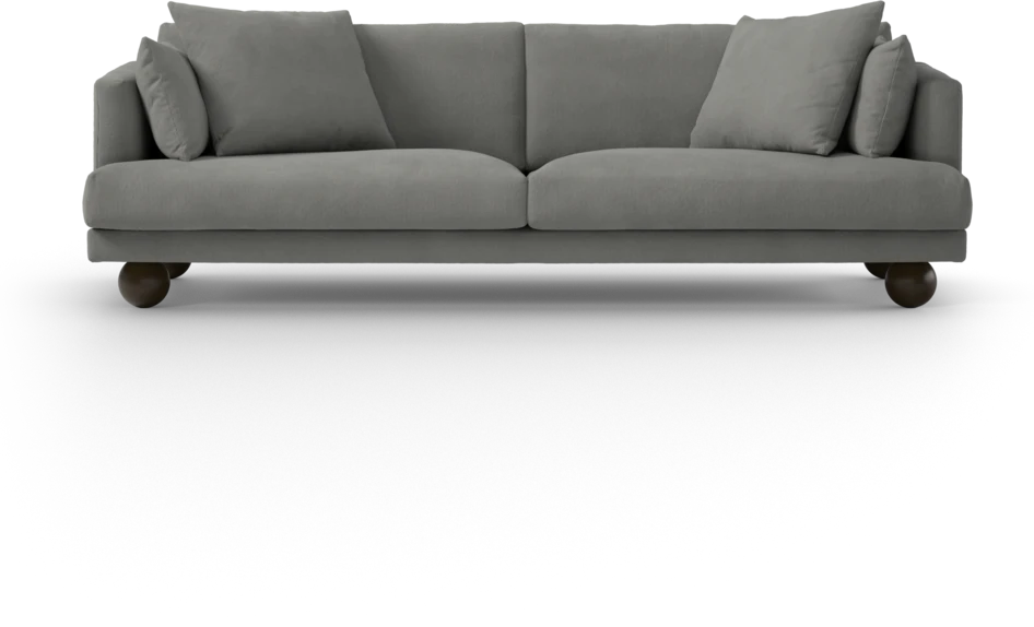 Harper - 4-sits soffa - Grå