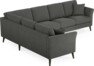 Eden - Hörnsoffa, 2+3-sits - Grå