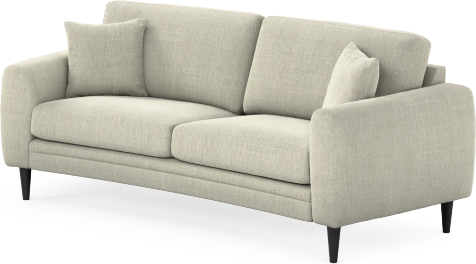 Eden - 2,5-sits soffa svängd - Beige
