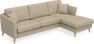 Eden - 2,5-sits soffa med schäslong - Beige