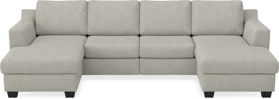 Friday - 2-sits soffa med två schäslonger - Beige
