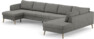 County - 4-sits soffa med schäslong vänster och divan höger - Grå