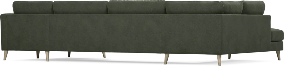 Bridge - 3-sits soffa med divan vänster och schäslong höger - Grön