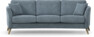 Eden - 3-sits soffa svängd - Blå