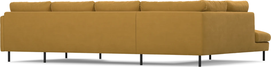 Madison Lux - 2-sits soffa med divan vänster och schäslong höger - Gul