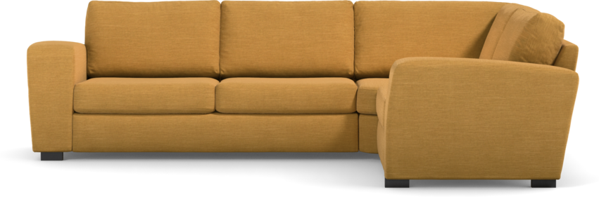 Friday - Hörnsoffa, 2,5+1,5-sits - Gul