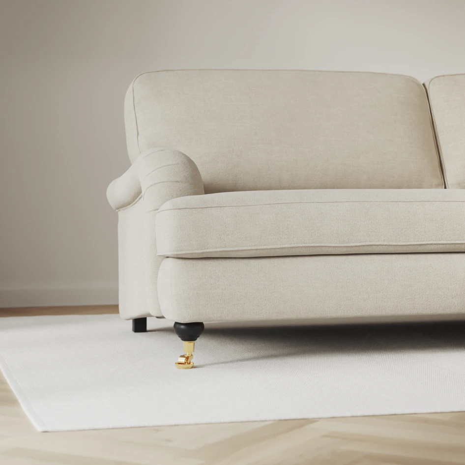 Oxford - 3-sits soffa svängd - Beige