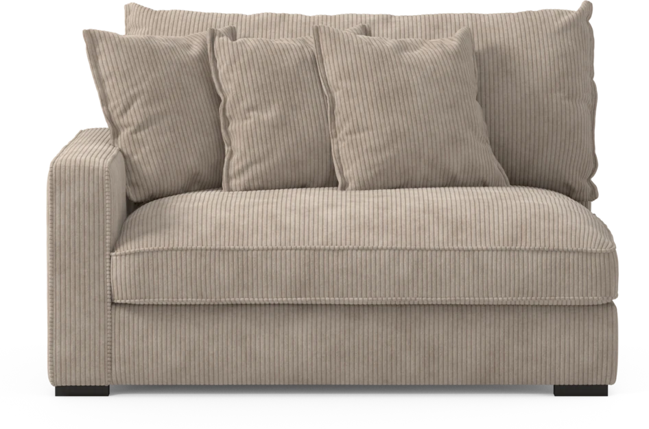 Rossi - 2-sits med armstöd vänster - Beige