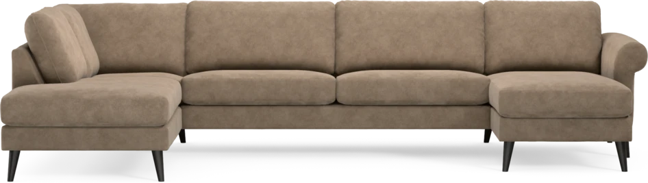 Bridge - 3-sits soffa med divan vänster och schäslong höger - Beige
