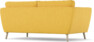 Madison Lux - 2-sits soffa - Gul