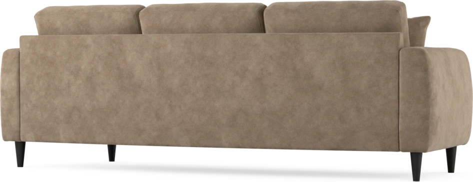 Eden - 3-sits soffa svängd - Beige