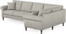 Eden - Hörnsoffa, 3+1-sits - Grå