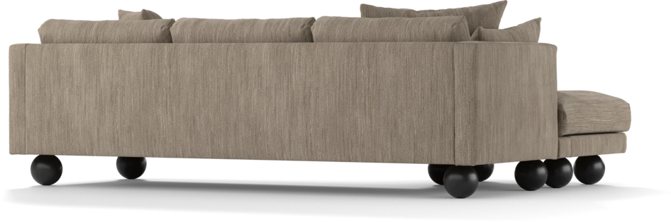 Harper - 4-sits med schäslong vänster - Beige