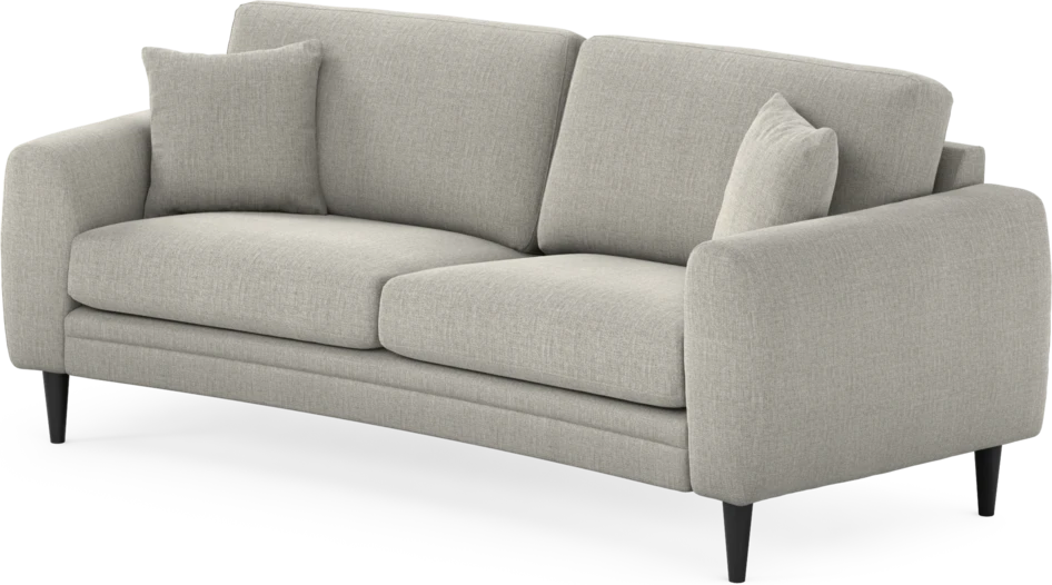 Eden - 2,5-sits soffa svängd - Grå