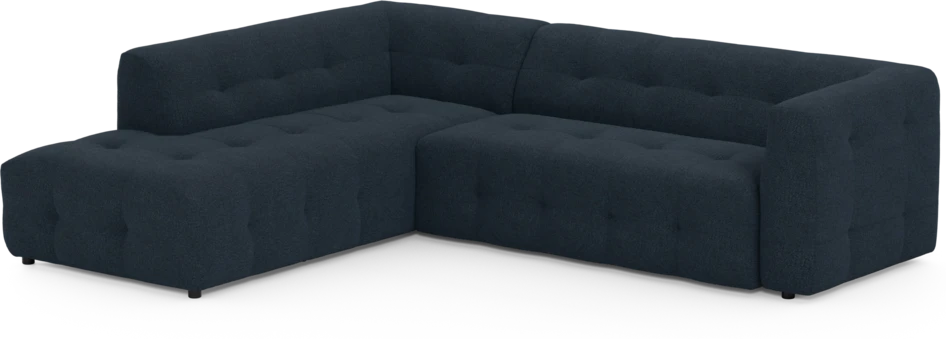 Bella - 3-sits soffa med divan vänster - Blå