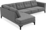 Rio - 3-sits soffa med divan vänster - Grå