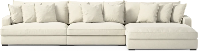 Rossi, 4-sits soffa med schäslong XL höger