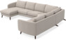 Madison - Hörnsoffa med schäslong vänster - Beige