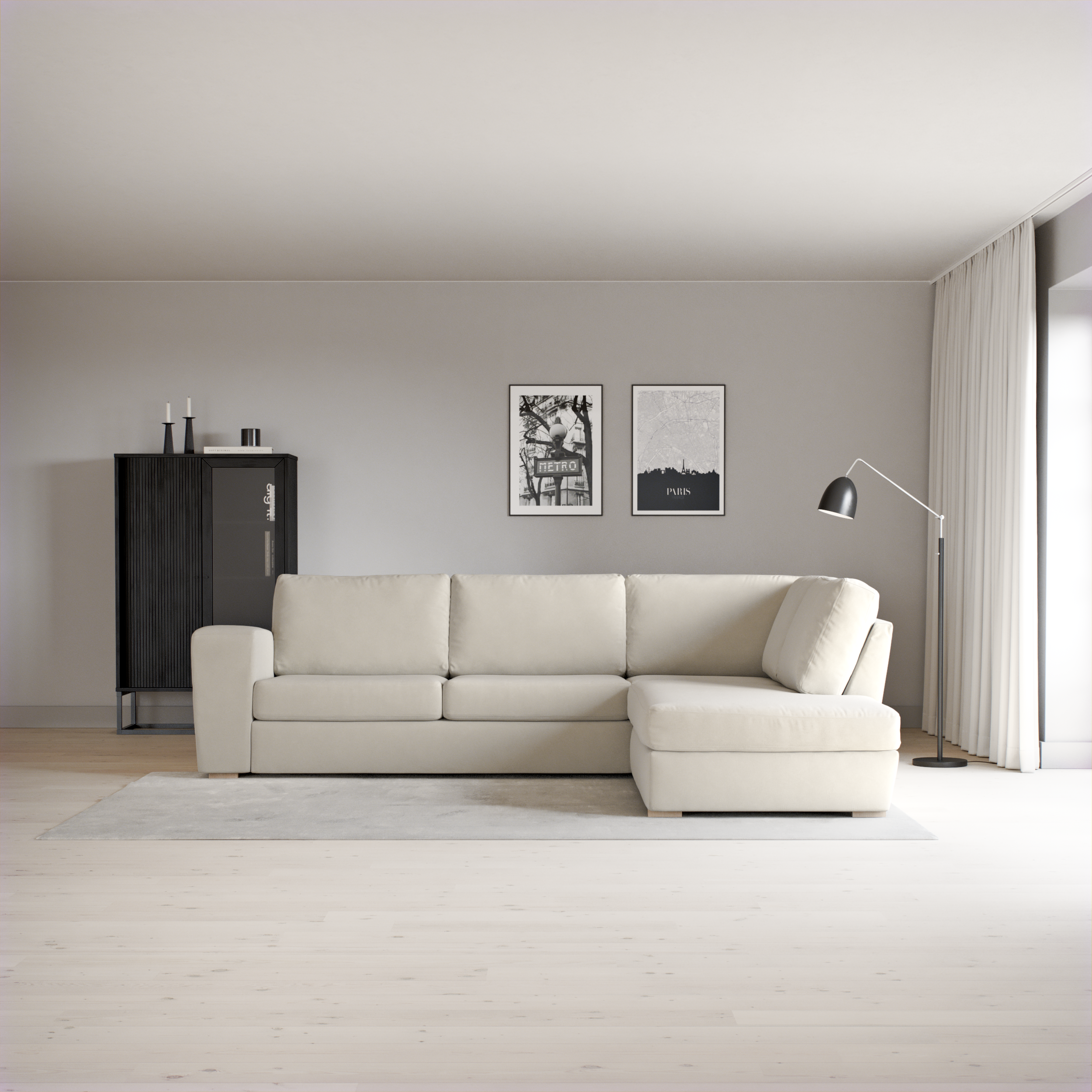Friday - 2,5-sits soffa med divan höger - inspiration