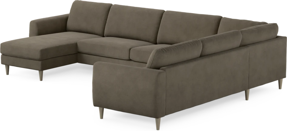 Bridge - Hörnsoffa, 3+2-sits med schäslong vänster - Beige