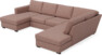 Friday - 3-sits soffa med schäslong vänster och divan höger - Rosa