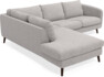 Madison - 2-sits soffa med divan vänster - Beige