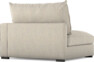 Rossi - 1,5-sits med armstöd vänster - Beige