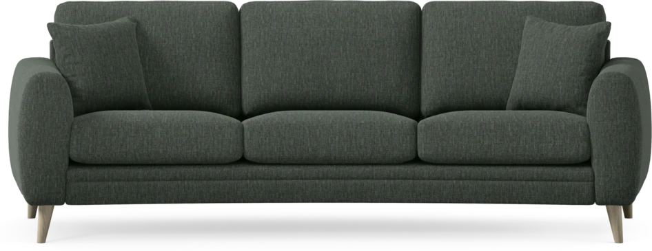 Eden - 3-sits soffa svängd - Grön
